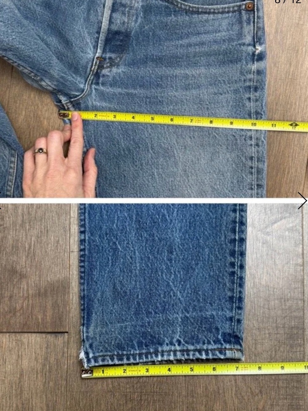 1980s Levi’s USA 701 Tag 28x32 Actual 26x28.75 - Picture 12 of 13